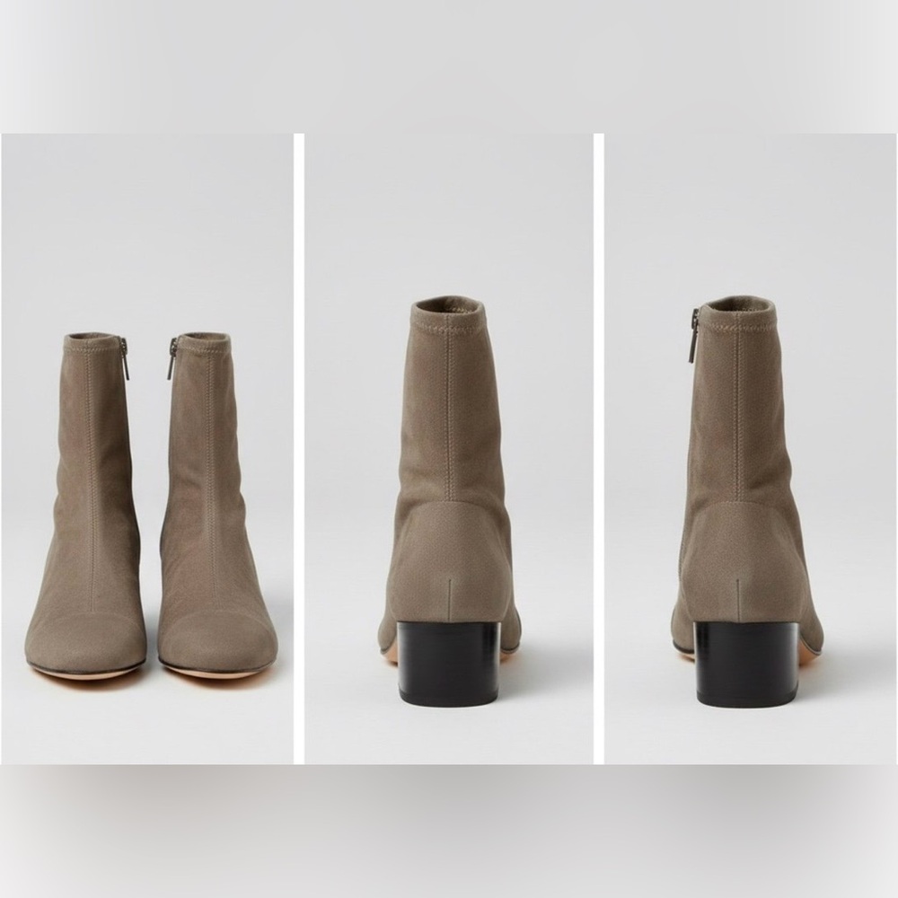 Taupe Heeled Boots